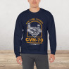 CVN-70 USS Carl Vinson Aircraft Carrier Sweatshirt