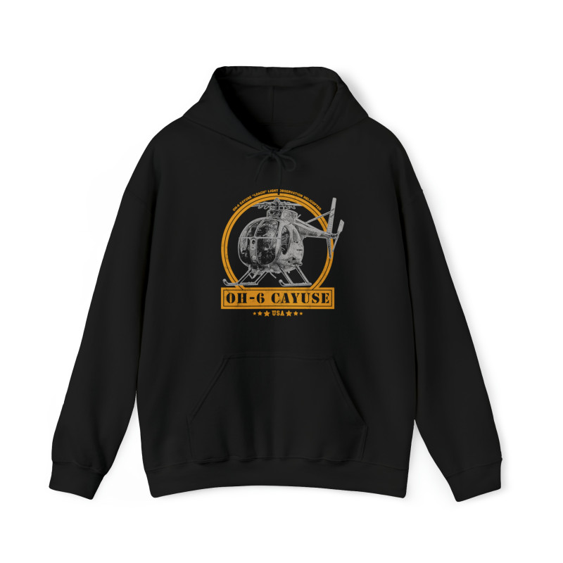 OH-6 Cayuse "Loach" Helicopter Hoodie