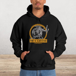 OH-6 Cayuse "Loach" Helicopter Hoodie