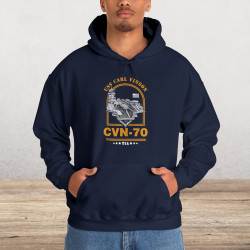 CVN-70 USS Carl Vinson Aircraft Carrier Hoodie