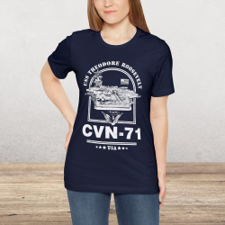 USS Theodore Roosevelt Aircraft Carrier T-Shirt