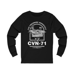 USS Theodore Roosevelt Aircraft Carrier Long Sleeve Tee