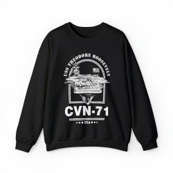 USS Theodore Roosevelt Aircraft Carrier Sweatshirt