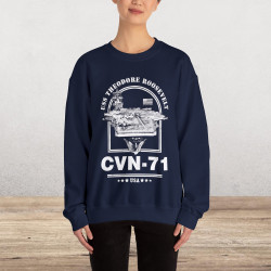 USS Theodore Roosevelt Aircraft Carrier Sweatshirt