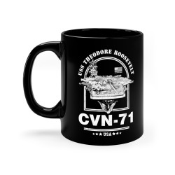 USS Theodore Roosevelt Aircraft Carrier Mug (11oz)