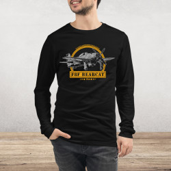 F8F Bearcat WW2 Fighter Aircraft Long Sleeve Tee