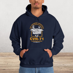 CVN-71 USS Theodore Roosevelt Aircraft Carrier Hoodie