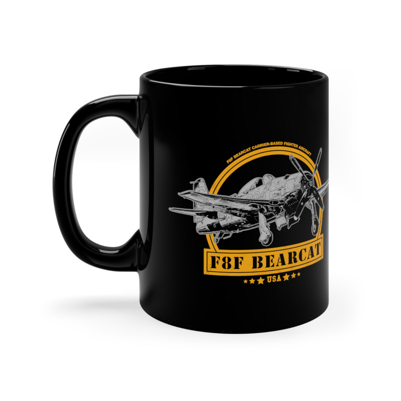 F8F Bearcat WW2 Fighter Aircraft Mug (11oz)