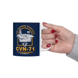 CVN-71 USS Theodore Roosevelt Aircraft Carrier Mug (11oz)