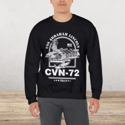 USS Abraham Lincoln Aircraft Carrier Sweatshirt