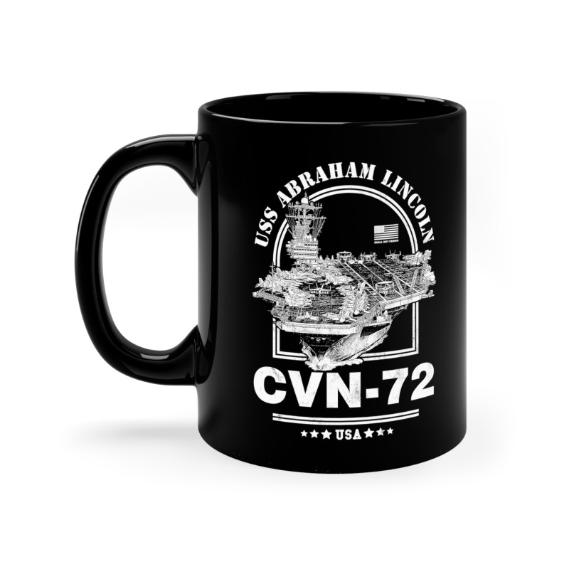 USS Abraham Lincoln Aircraft Carrier Mug (11oz)