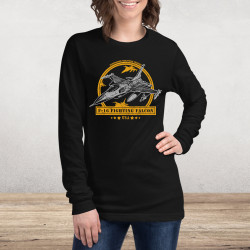 F-16 Fighting Falcon Multirole Fighter Aircraft Long Sleeve Tee