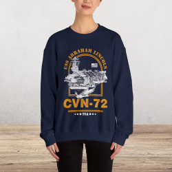 CVN-72 USS Abraham Lincoln Aircraft Carrier Sweatshirt