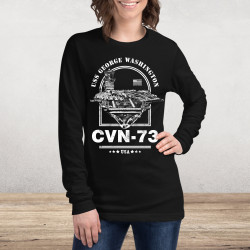 USS George Washington Aircraft Carrier Long Sleeve Tee