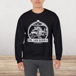 OH-58D Kiowa Helicopter Sweatshirt