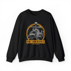 OH-58D Kiowa Warrior Helicopter Sweatshirt