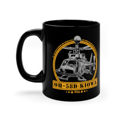 OH-58D Kiowa Warrior Helicopter Mug (11oz)