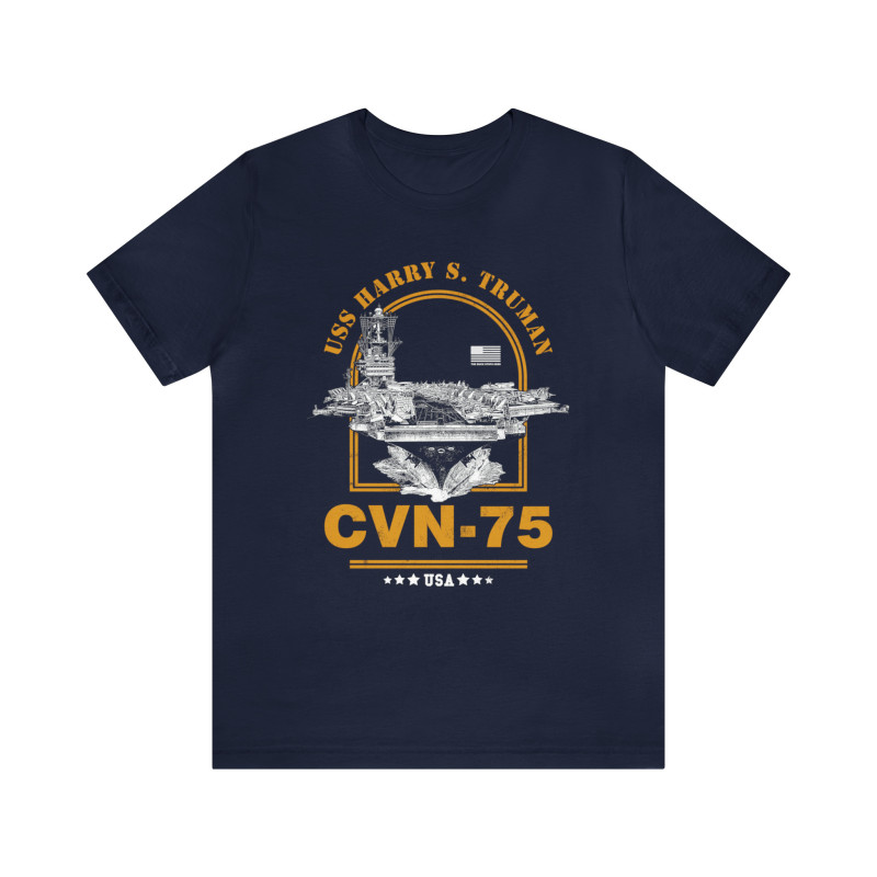 CVN-75 USS Harry S Truman Aircraft Carrier T-Shirt