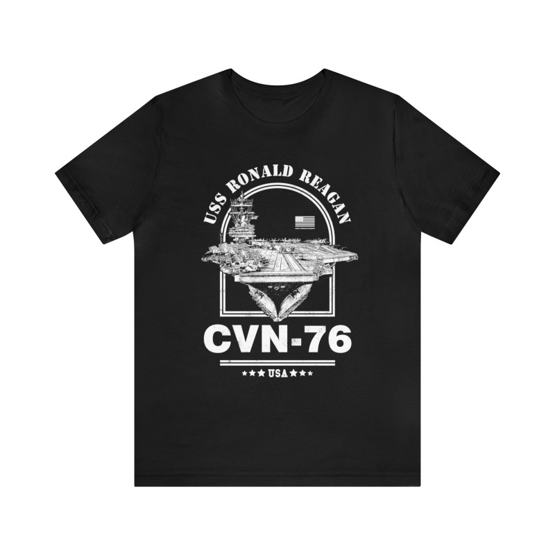 USS Ronald Reagan Aircraft Carrier T-Shirt