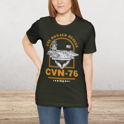 CVN-76 USS Ronald Reagan Aircraft Carrier T-Shirt