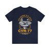 CVN-77 USS George HW Bush Aircraft Carrier T-Shirt