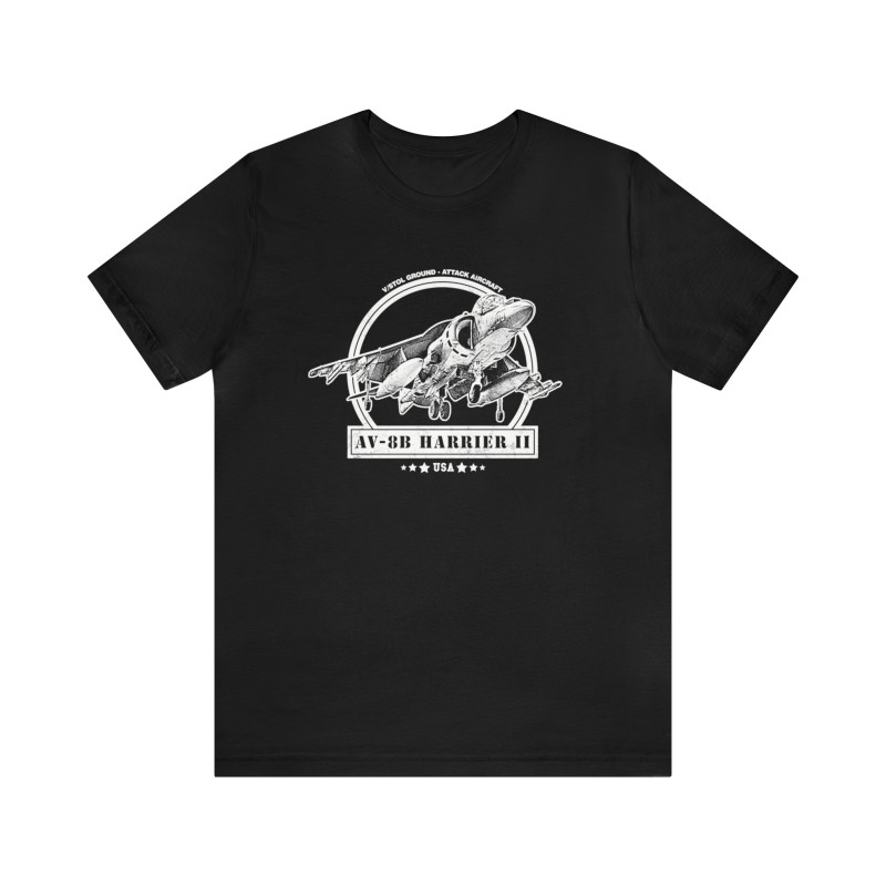 AV-8B Harrier II Jump Jet Aircraft T-Shirt